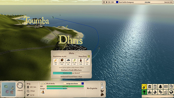 Скриншот из игры Winds Of Trade