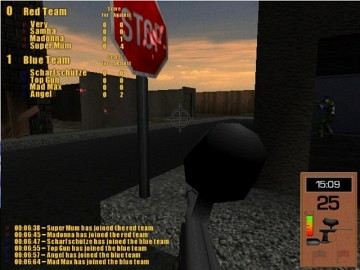 Скриншот из игры Paintball Heroes