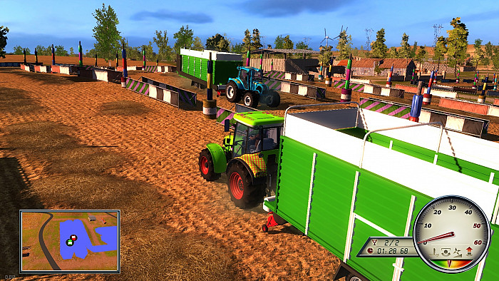 Скриншот из игры Farm Machines Championships 2014