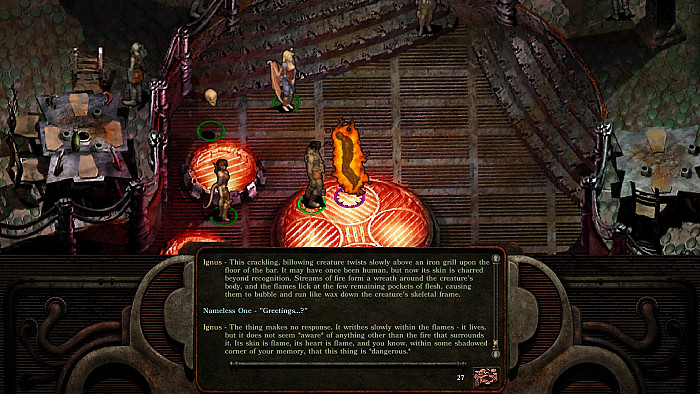 Скриншот из игры Planescape: Torment - Enhanced Edition