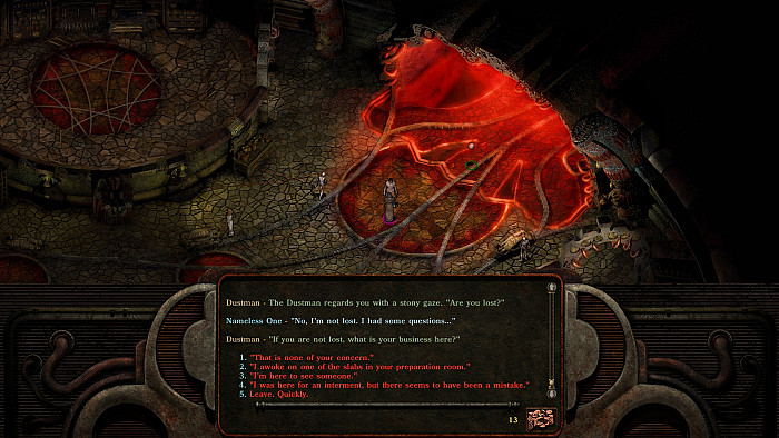 Скриншот из игры Planescape: Torment - Enhanced Edition