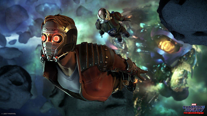 Скриншот из игры Marvel's Guardians of the Galaxy: The Telltale Series
