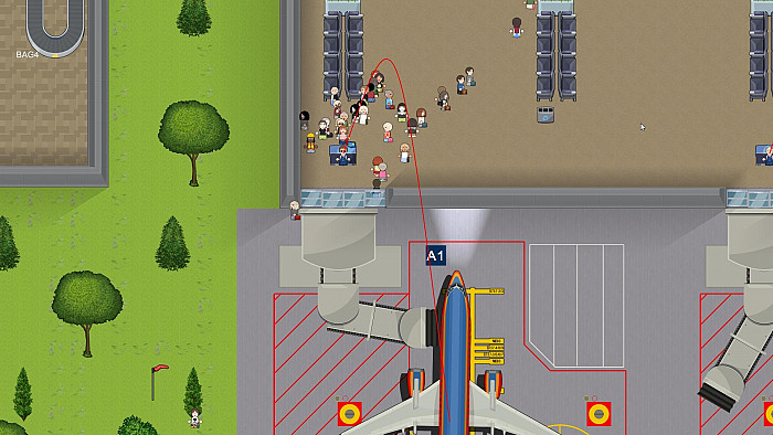 Скриншот из игры SimAirport