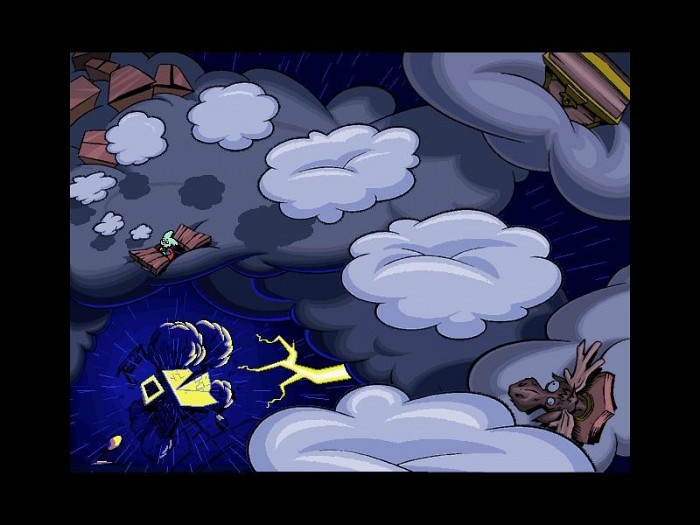 Скриншот из игры Pajama Sam 2: Thunder and Lightning Aren't So Frightening