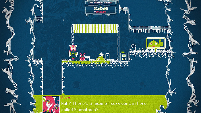 Скриншот из игры Slime-san