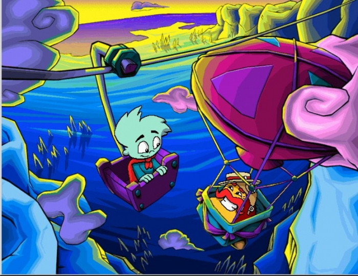 Скриншот из игры Pajama Sam 3: You Are What You Eat from Your Head to Your Feet