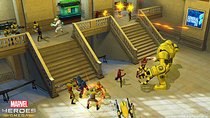 Скриншот из игры Marvel Heroes Omega