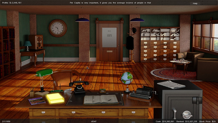 Скриншот из игры GearCity