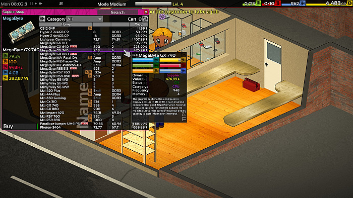 Скриншот из игры Hardware Engineers