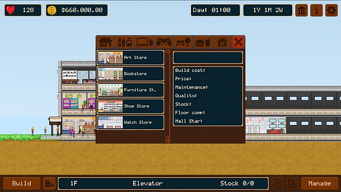 Скриншот из игры Mall Empire