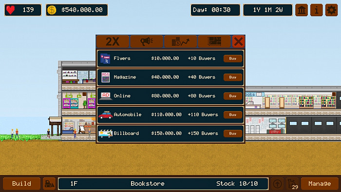 Скриншот из игры Mall Empire