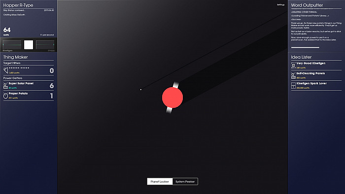 Скриншот из игры Spaceplan