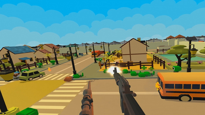 Скриншот из игры Bullet VR