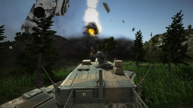 Скриншот из игры Battle Tank Armada