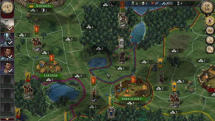 Скриншот из игры Strategy & Tactics: Dark Ages