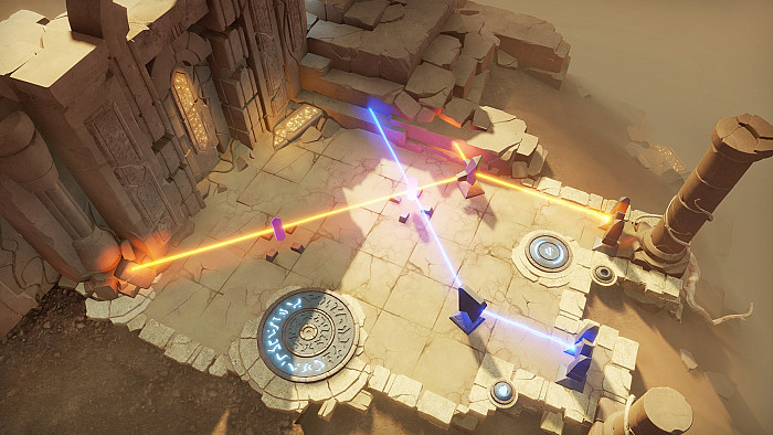 Скриншот из игры Archaica: The Path of Light