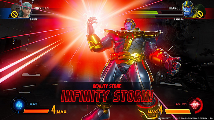 Скриншот из игры Marvel vs. Capcom: Infinite