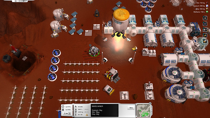 Скриншот из игры Sol 0: Mars Colonization