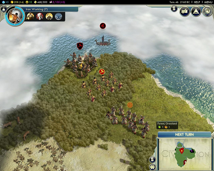 Скриншот из игры Sid Meier's Civilization 5