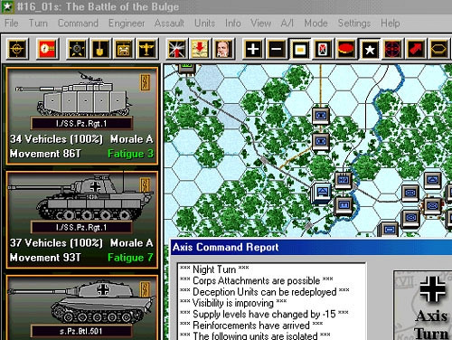 Скриншот из игры Panzer Campaigns: Bulge '44
