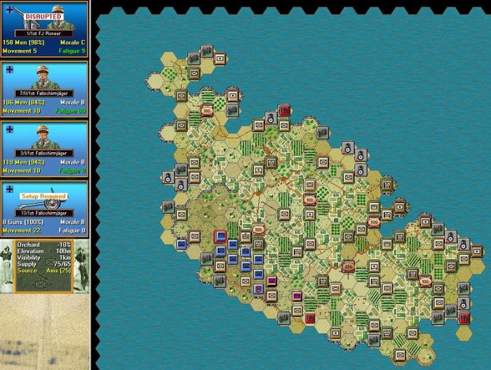 Скриншот из игры Panzer Campaigns: El Alamein '42