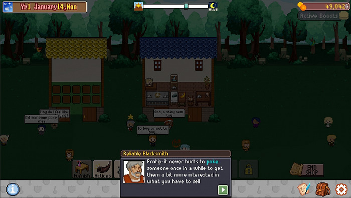 Скриншот из игры Pixel Shopkeeper
