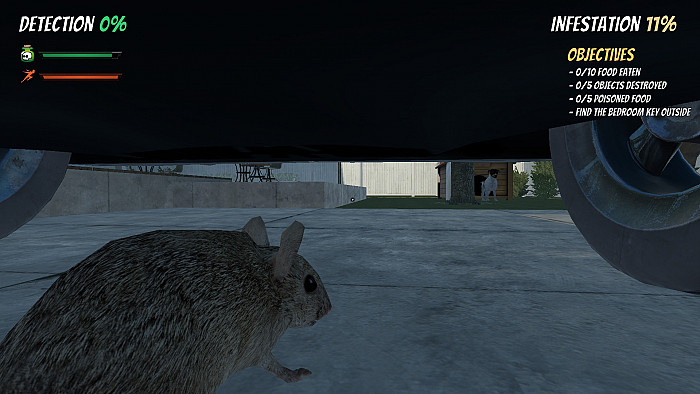 Скриншот из игры Rat Simulator