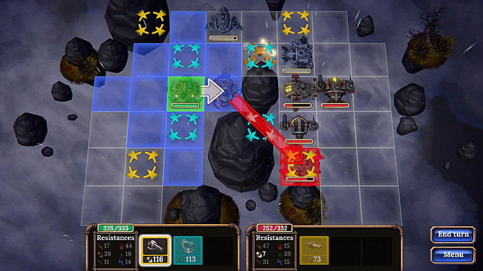 Скриншот из игры Steam Tactics