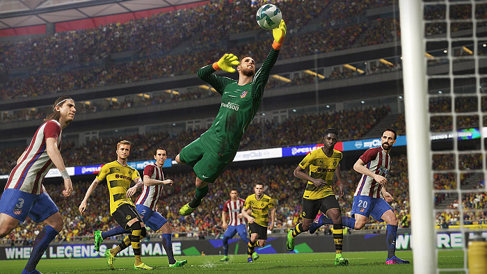 Скриншот из игры Pro Evolution Soccer 2018