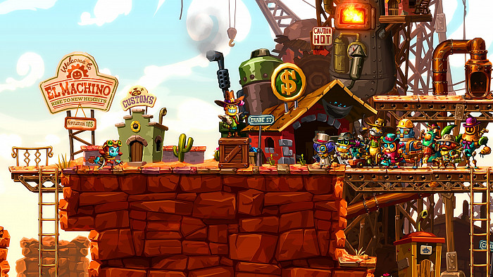 Скриншот из игры SteamWorld Dig 2