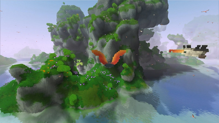 Скриншот из игры Fugl - Meditative bird flying game