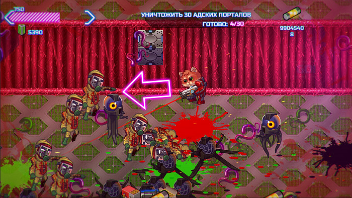 Скриншот из игры Armored Kitten