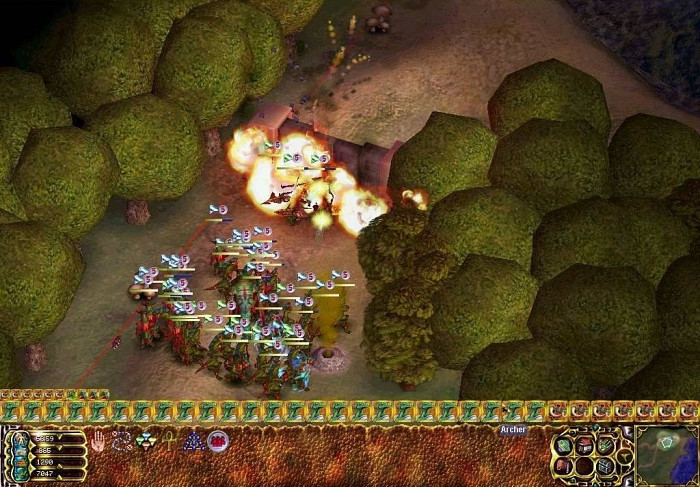 Скриншот из игры Dark Planet: Battle for Natrolis