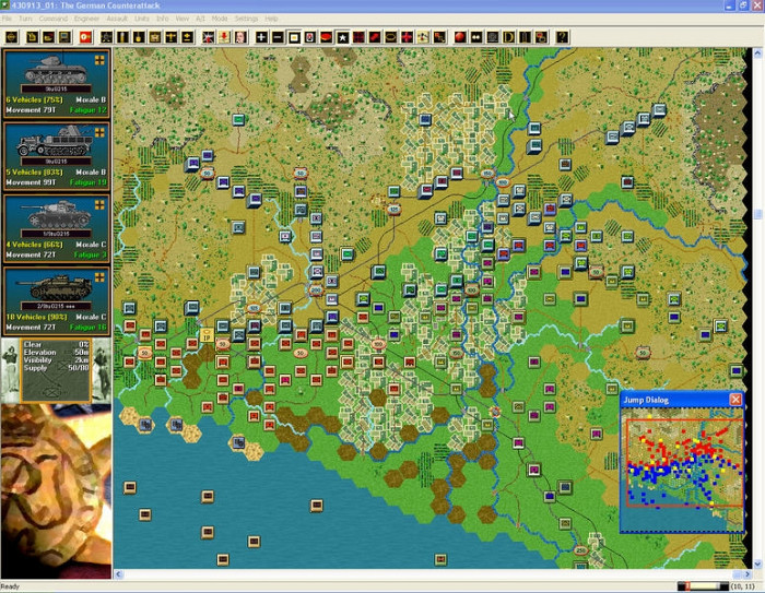 Скриншот из игры Panzer Campaigns: Salerno '43