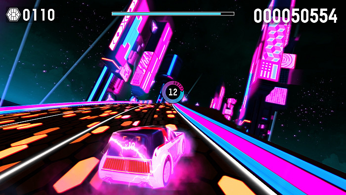 Скриншот из игры Riff Racer