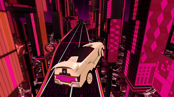 Скриншот из игры Riff Racer