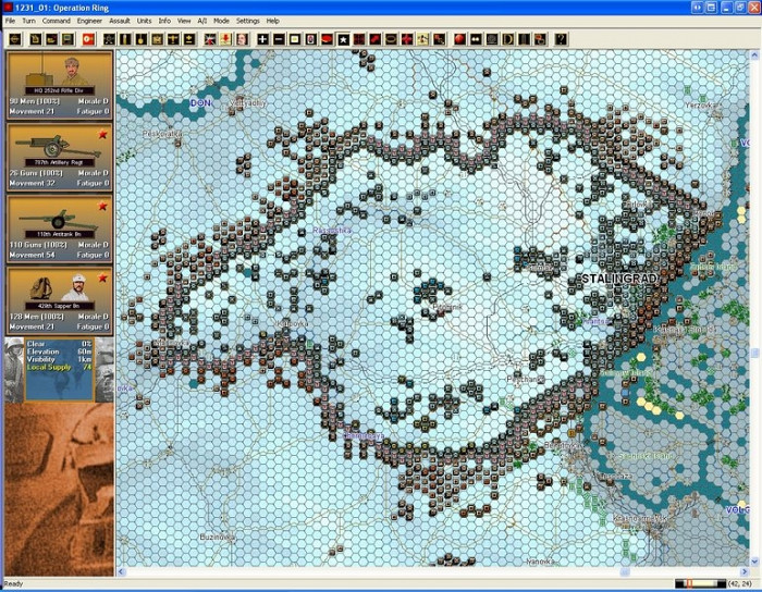Скриншот из игры Panzer Campaigns: Stalingrad '42