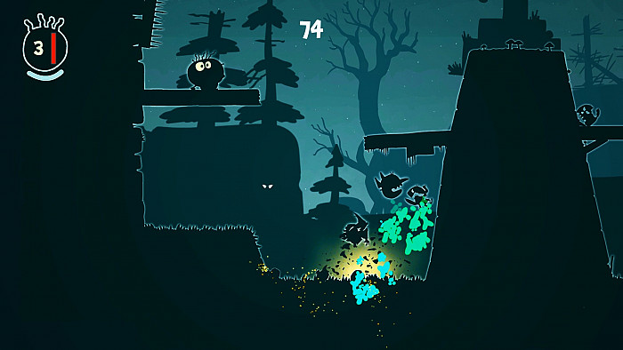 Скриншот из игры Halloween's Bouncy Bob