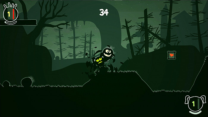 Скриншот из игры Halloween's Bouncy Bob