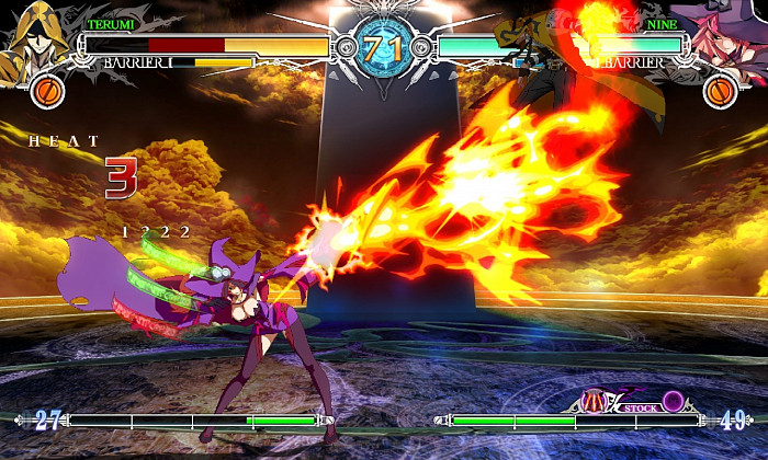 Скриншот из игры BlazBlue Centralfiction