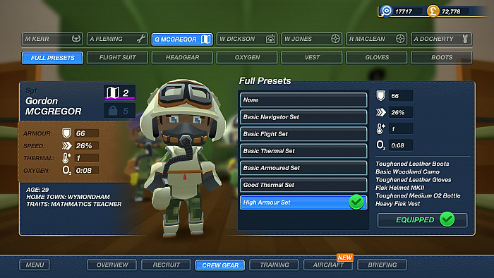 Скриншот из игры Bomber Crew