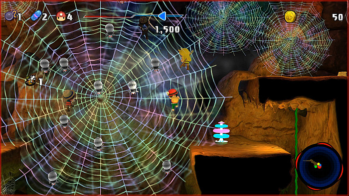 Скриншот из игры Spelunker Party!