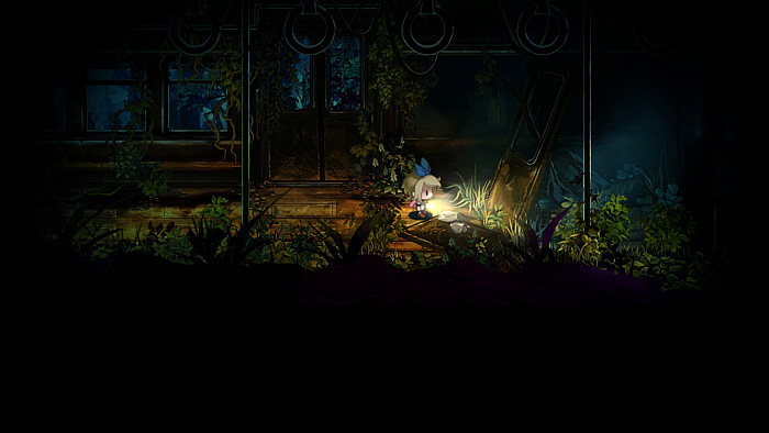 Скриншот из игры Yomawari: Midnight Shadows