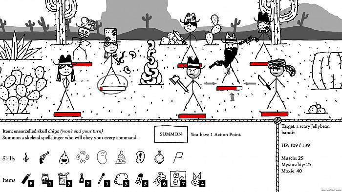 Скриншот из игры West of Loathing