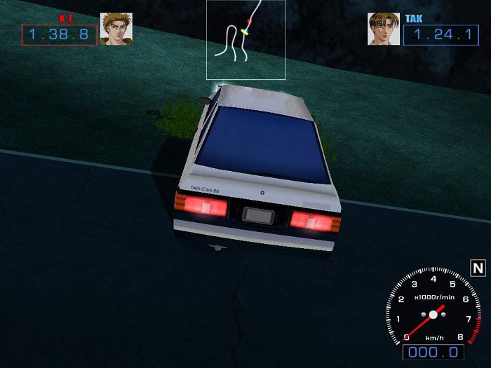 Скриншот из игры Initial D: Mountain Vengeance