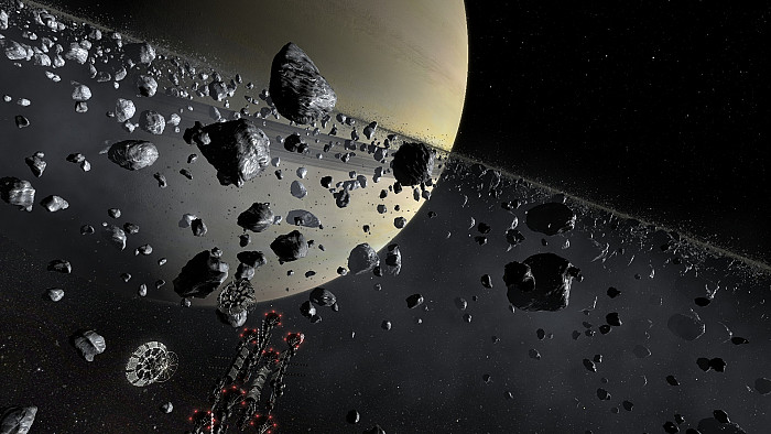 Скриншот из игры Orbital Racer