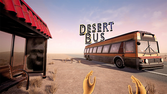 Скриншот из игры Desert Bus VR