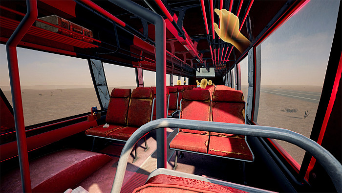 Скриншот из игры Desert Bus VR