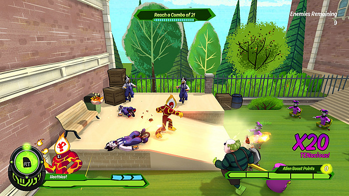 Скриншот из игры Ben 10