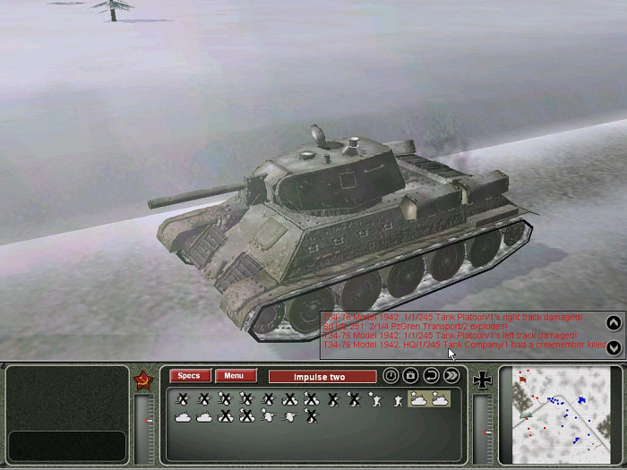 Скриншот из игры Panzer Command: Operation Winter Storm